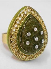 Kundan Finger Ring